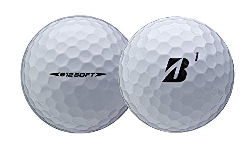 Bridgestone Golf Hombre Blanco E12 Soft (12 Bolas), Talla única