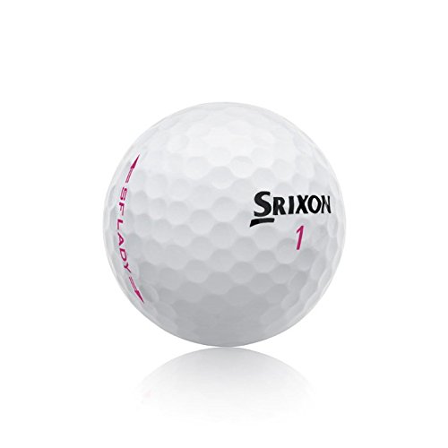 Srixon Softfeel Lady - Pack de 12 Bolas 2 Capas de Golf, Mujer, Blanco, Talla Única