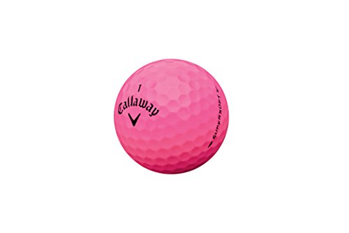 Callaway Supersoft - Pack de 12 Bolas de Golf, Color Rosa