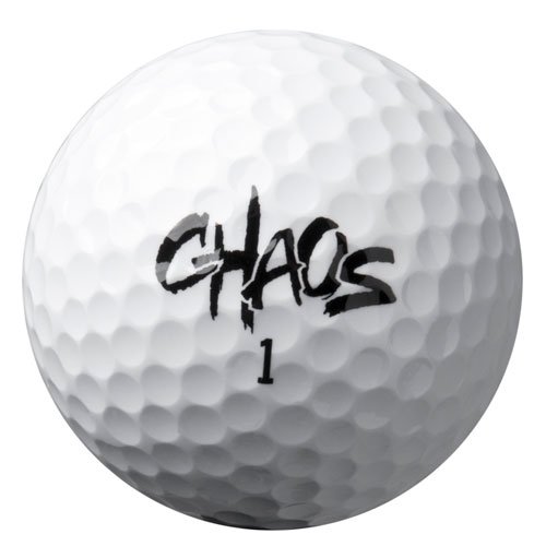 Wilson Staff Bolas de Golf Pack de 24, Principiantes, Compresión 80, Chaos, Hombre, Blanco, Talla Única