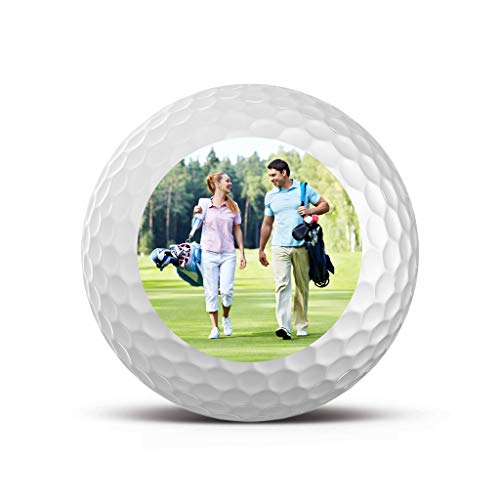 Callaway Supersoft MAGNA Oversize Bola de Golf - Impreso Personalizado con su Imagen de Texto o Logo (1 Bola)