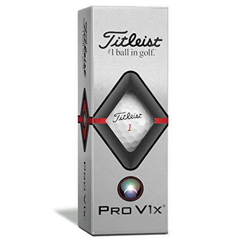 Titleist Pro V1X Bola de Golf, Hombres, Blanco, Talla Única