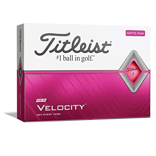 Titleist - Velocity - Pelotas de golf - T8325S, Rosado