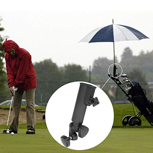 VGEBY1 Tenedor Negro del Paraguas del Golf, Estante del Soporte de Paraguas del Carrito de Golf para el Accesorio del Golf