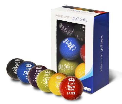 LONGRIDGE Keep 6 Calm de - Bolas de Golf estándar, Color Multicolor