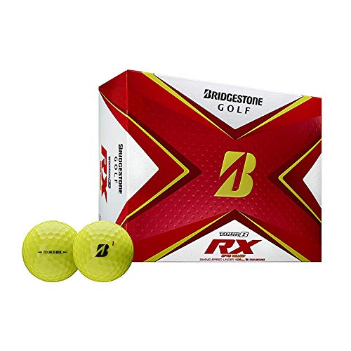 Bridgestone 2020 Tour B RX - Pelotas de golf (1 docena), color amarillo