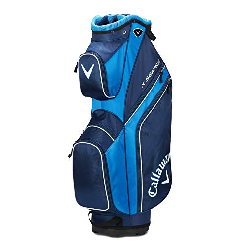 Callaway X Series Bolsa para Palos de Golf, Hombre, Multicolor (Navy/Royal Blue/White), Talla Única