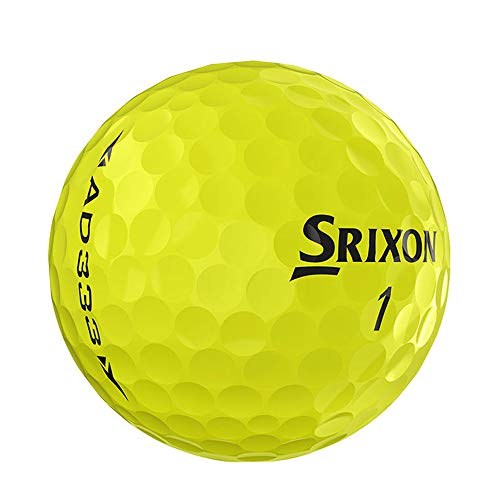 Srixon AD333 Bolas de Golf (2019 Version), Amarillo (Tour Yellow), Caja 12 Bolas