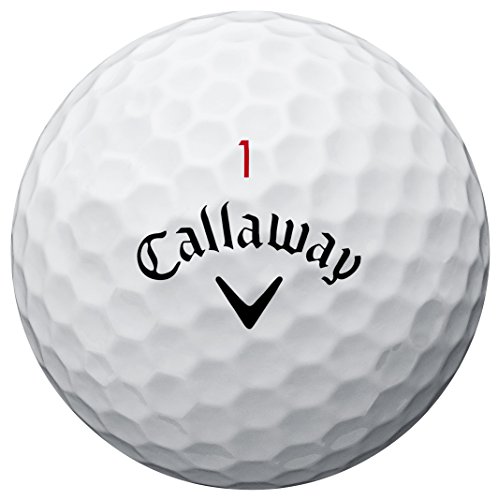 Callaway CG BL Chrome Soft 18 Bolas de Golf, Unisex-Adult, Blanco, Talla Única