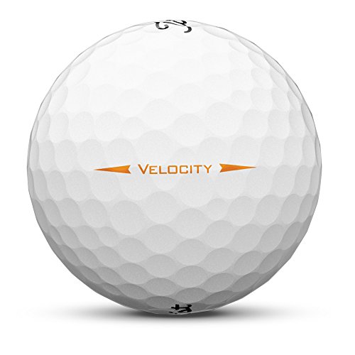 Titleist Velocity Visi Bola de Golf, Hombres, Blanco, Talla Única