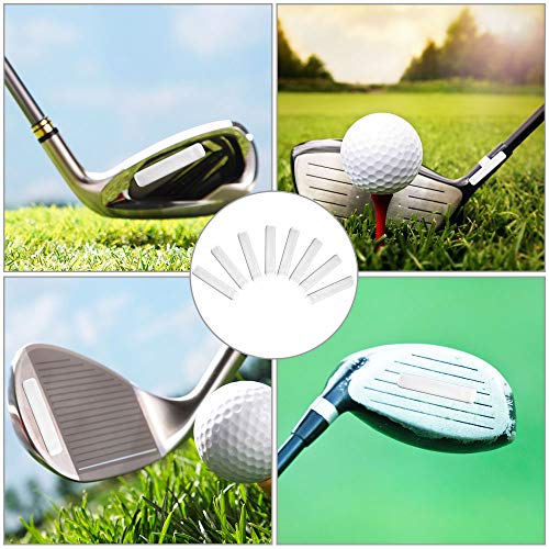 LYTIVAGEN 12 PCS Plomo de Golf, Tiras Adhesivas de Golf Agregar Peso Cinta de Plomo para Raqueta de Tenis y Club de Golf (5 * 1 cm)