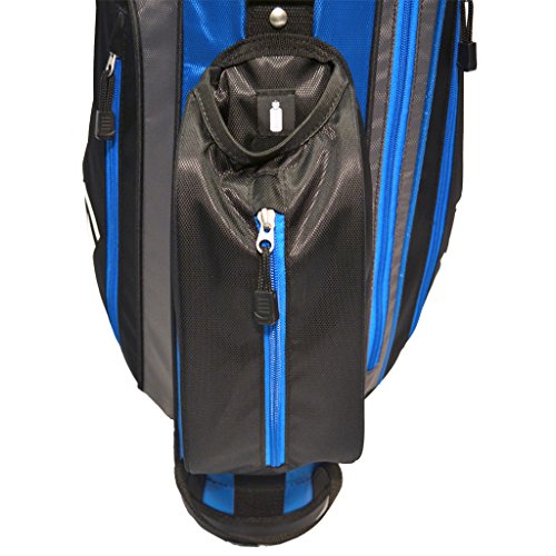 Longridge Weekend - Bolsa para palos de golf con caballete (90 x 15 cm), color azul (navy silver) - 6"