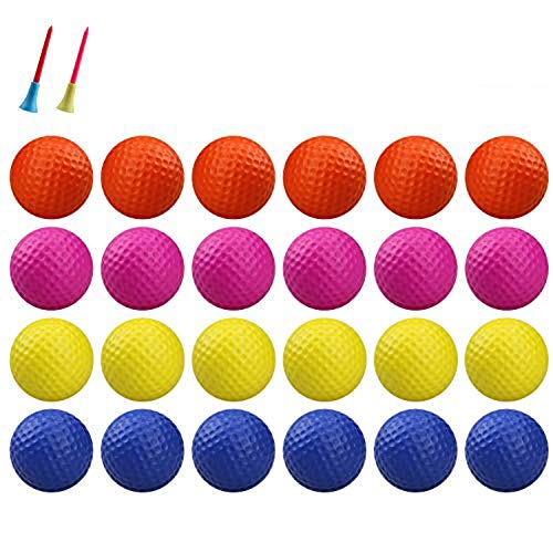 Kofull - Pelotas de golf de espuma de poliuretano para practicar deportes al aire libre, para entrenamiento, mezclado
