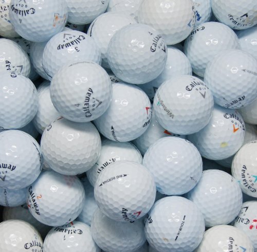 Second Chance 100-CAL-BOX - Lote de 100 Bolas de Golf recuperadas de Lagos de Varios Modelos Clase B Callaway