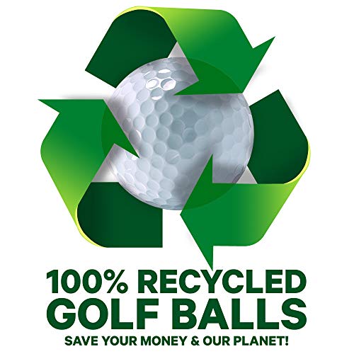 Second Chance 100-B-BAG - Set de 100 Bolas de Golf recuperadas de Lagos Americanos y Bolsa de Almacenamiento de PVC